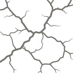 Abstract Grey Crack Pattern Design