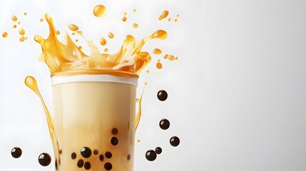 Refreshing beverage with a delightful splash.