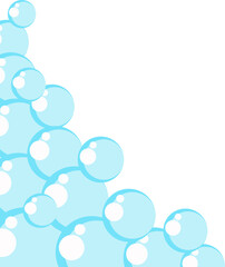 Blue Soap Bubble Corner