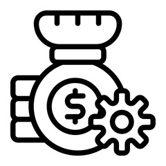Money management Line Icon