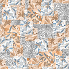 seamless pattern with flowers