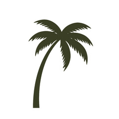 Obraz premium Simple Silhouette Of A Palm Tree