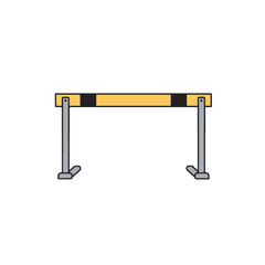 Simple Illustration Of A Horizontal Barrier