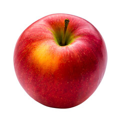 Red and Yellow Apple Isolated on White Background