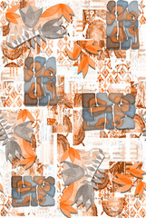 seamless pattern with flower