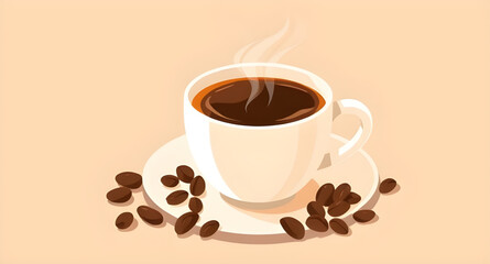 coffee cup cartoon