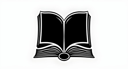 Open book icon, Book illustration, Open notebook, Book pages, Reading icon, Study icon, Book vector, Book clipart, Education icon, Open textbook, Book cover open, School icon, Knowledge symbol, Litera