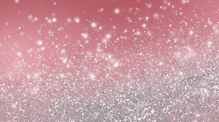 Obraz premium Glittering Silver and Rose Background