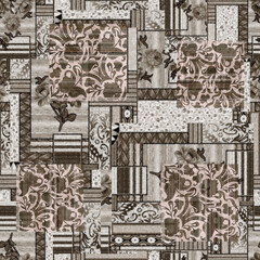 seamless pattern with christmas trees