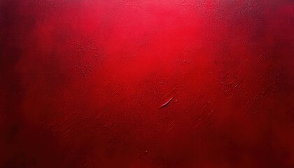 Close-up of a textured deep red surface with subtle brush strokes and varying shades creating an abstract, rich, and intense visual effect