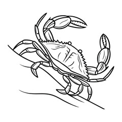 Crab Vector Icon Set – Cute and Realistic Crab Illustrations for Print & Digital Use, this high-quality Crab Vector Icon Set featuring cute, cartoon, and realistic crab designs. Perfect for beach. 