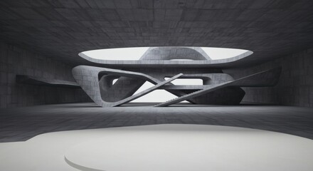 brutalism empty  abstract architecture building black and white