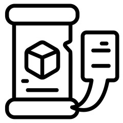 Project Discuss Line Icon