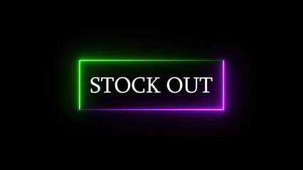 Neon sign displaying the words 