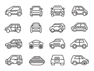 Obraz premium Simple elegant car line art drawing for digital artwork