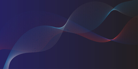 A colorfull webline and valleys is featured 
in an abstract background illustration 