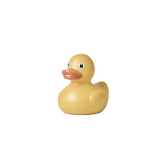 Adorable Yellow Rubber Duck Toy for Bath Time Fun Perfect for Children's Play