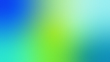 Bright green vector art with a geometric rainbow pattern on old paper texture provides a colorful design illustration