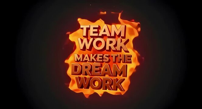 Team Work Makes The Dream Work - Teamwork Quote