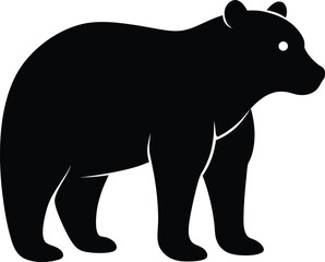 silhouette of a bear
