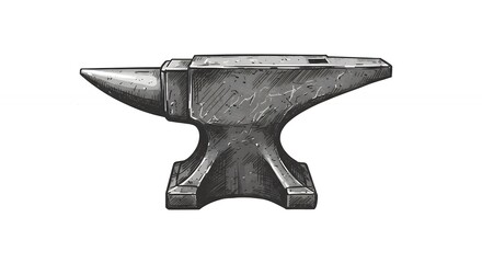Blacksmith anvil illustration