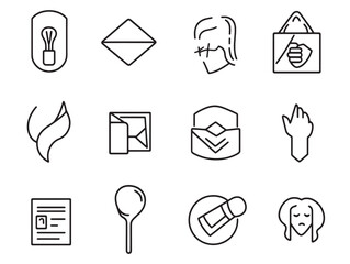 Add to Wishlist Line Art Vector for Mobile Applications