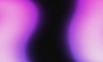 Abstract neon glowing gradients shape background, purple pink black color abstract grainy backdrop design, dark glowing color wave webpage header, poster, banner