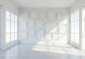 Obraz premium 白の静寂と光 (Shiro no shijaku to hikari)