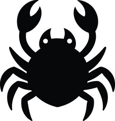 crab isolated on white background
