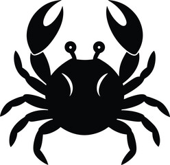 set of crab vector
