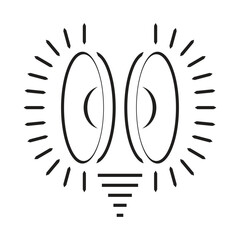 Sound volume icon with signal levels on white background. Аn icon that increases and reduces the sound. Sound icon, volume symbol, speaker sign, audio control icon set. speaker icon. Vector eps10