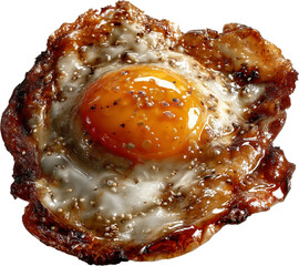 Fried Egg with Glossy Yolk and Crispy Edges