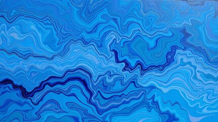 Obraz premium Blue wave pattern background design.