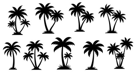 Tropical Silhouette Collection AI Generated