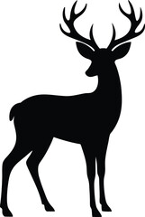 deer silhouette vector