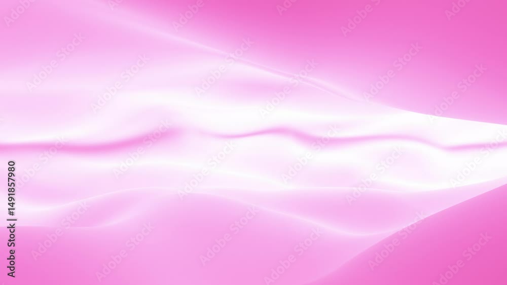 Canvas Prints bright soft and glowing pink wavy landscape loop animation background.