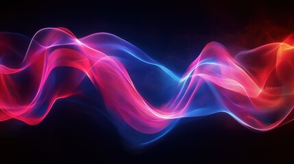 Naklejka premium abstract background with glowing lines