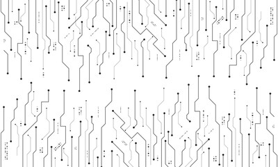 vector futuristic circuit board , Electronic motherboard , Communication and engineering concept , Hi-tech digital technology concept	

