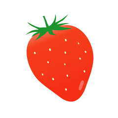 シンプルないちごのイラスト