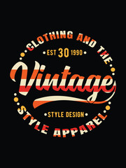 Vintage T-Shirt Design Vector 