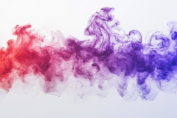 Abstract smoke patterns in vibrant colors