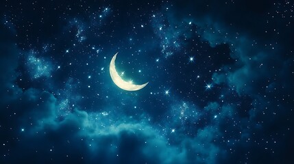 A Night Sky Full of Bright Glowing Stars

