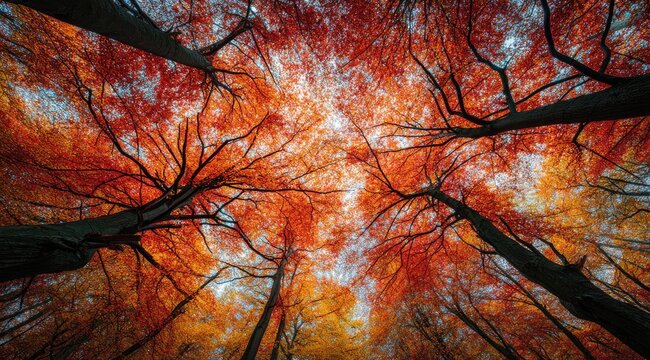 Autumn forest canopy (1)
