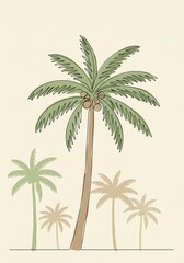Palm Dreamscape AI Generated
