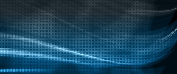 abstract blue and grey wave with motion blur and halftone texture