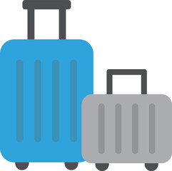 スーツケース/荷物のイラスト