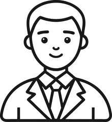 Businessman vector icon