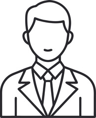 Businessman vector icon