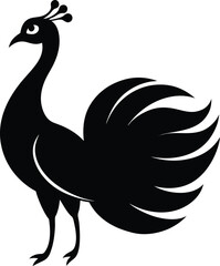 peacock silhouette