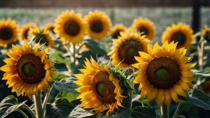 field of sunflowers